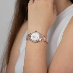 FESTINA Damenuhr Mademoiselle Analog Quarz Edelstahl silber-rosegold UF16868/2