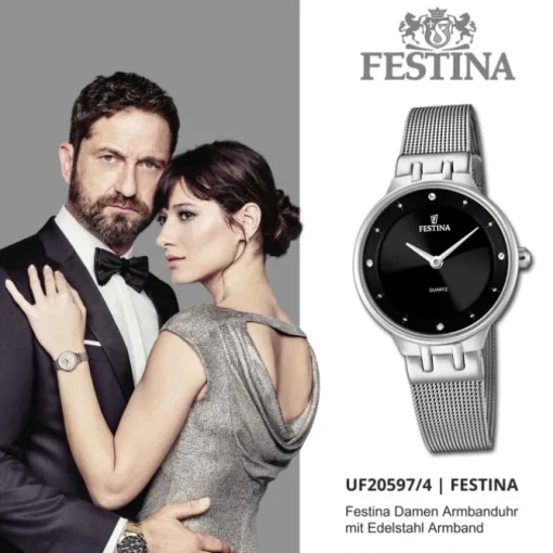 Festina Damenuhr Mademoiselle F20597/4 Armbanduhr Edelstahl silber UF20597/4