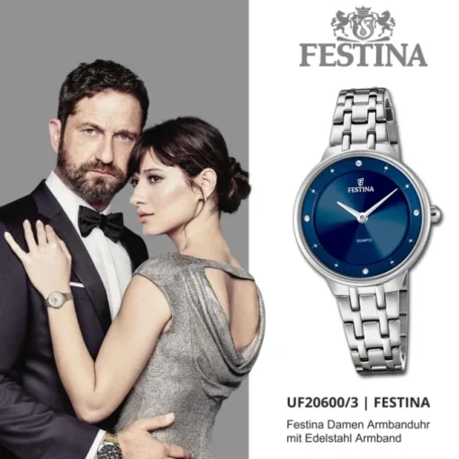 Festina Damenuhr Mademoiselle F20600/3 Armbanduhr Edelstahl silber UF20600/3