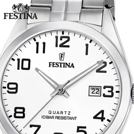 Festina Herren Armbanduhr Klassik F20437/1 Quarz Edelstahl silber UF20437/1
