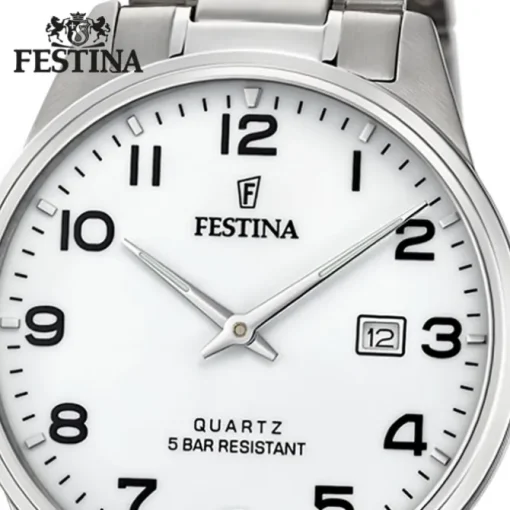 Festina Herren Armbanduhr Klassik F20511/1 Analog Edelstahl silber UF20511/1