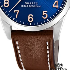 Festina Herren Armbanduhr Klassik F20358/B Quarz Edelstahl braun UF20358/B