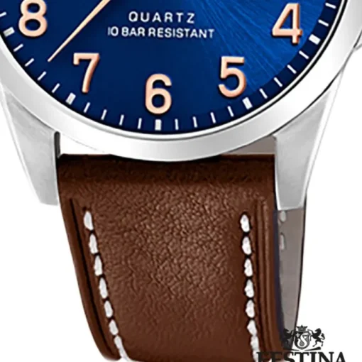 Festina Herren Armbanduhr Klassik F20358/B Quarz Edelstahl braun UF20358/B