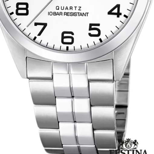 Festina Herren Armbanduhr Klassik F20437/1 Quarz Edelstahl silber UF20437/1