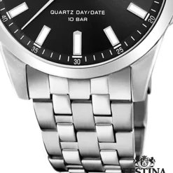 Festina Herren Armbanduhr Klassik F20357/4 Quarz Edelstahl silber UF20357/4