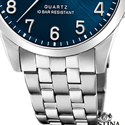 Festina Herren Armbanduhr Klassik F20357/C Quarz Edelstahl silber UF20357/C