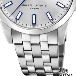 Festina Herren Armbanduhr Klassik F20357/1 Quarz Edelstahl silber UF20357/1