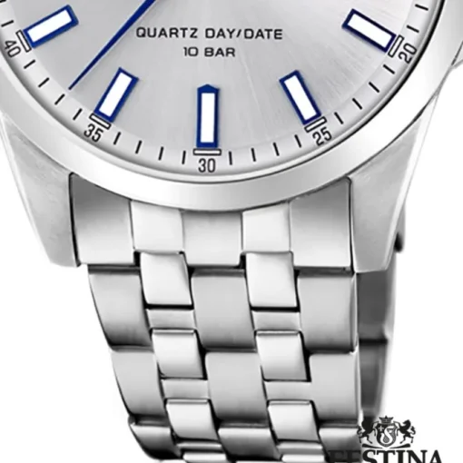 Festina Herren Armbanduhr Klassik F20357/1 Quarz Edelstahl silber UF20357/1