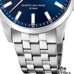 Festina Herren Armbanduhr Klassik F20357/3 Quarz Edelstahl silber UF20357/3