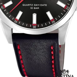 Festina Herren Armbanduhr Klassik F20358/4 Quarz Leder dunkelbraun UF20358/4