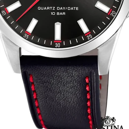 Festina Herren Armbanduhr Klassik F20358/4 Quarz Leder dunkelbraun UF20358/4