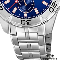 Festina Herren Armbanduhr Multifunktion F20445/5 Edelstahl silber UF20445/5