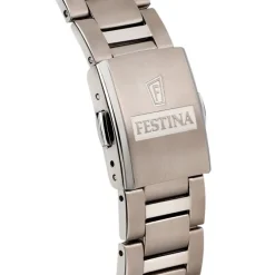 Festina Herren Armbanduhr Klassik F20435/2 Quarz Titan silber UF20435/2