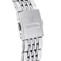 Festina Herren Armbanduhr Analog F20285/3 Quarz Edelstahl silber UF20285/3