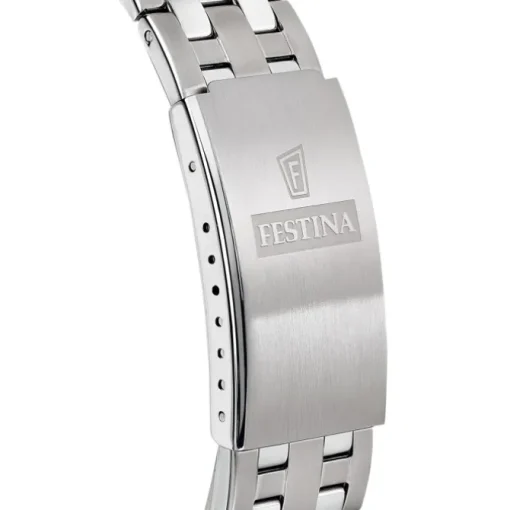 Festina Herren Armbanduhr Klassik F20357/3 Quarz Edelstahl silber UF20357/3