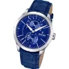FESTINA Herren-Armbanduhr Retrograde F16573/7 Quarz Leder blau UF16573/7