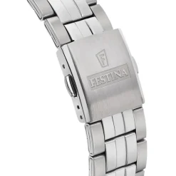 FESTINA Herren-Armbanduhr Retrograde Analog Quarz Edelstahl silber UF16822/4