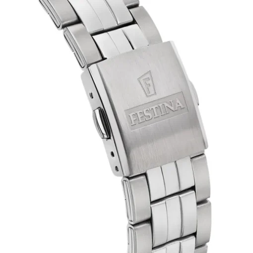 FESTINA Herren-Armbanduhr Retrograde Analog Quarz Edelstahl silber UF16822/4