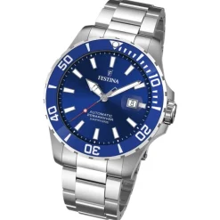 Festina Herrenuhr Automatik F20531/3 Armbanduhr Edelstahl silber UF20531/3