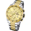 Festina Herrenuhr Chronograph Sport Armbanduhr Edelstahl silber gold UF20562/1