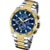 Festina Herrenuhr Chronograph Sport Armbanduhr Edelstahl silber gold UF20562/2