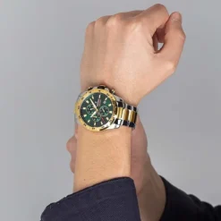 Festina Herrenuhr Chronograph Sport Armbanduhr Edelstahl silber gold UF20562/3