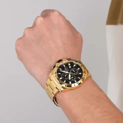 Festina Herrenuhr Chronograph Sport F20541/4 Armbanduhr Edelstahl gold UF20541/4