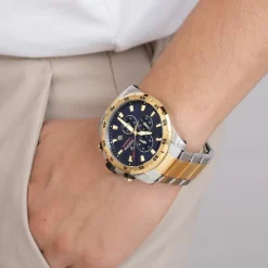 Festina Herrenuhr Chronograph Sport Armbanduhr Edelstahl silber gold UF20562/2