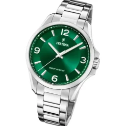 Festina Herrenuhr Edelstahl silber Festina Solar Energy Solaruhr UF20656/3