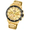 Festina Herrenuhr Edelstahl gold Timeless Chronograph Armbanduhr UF20634/6