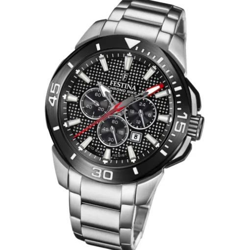 Festina Herrenuhr Edelstahl silber Festina Chrono Bike Armbanduhr UF20641/4