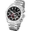 Festina Herrenuhr Edelstahl silber Timeless Chronograph Armbanduhr UF20668/4