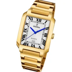 Festina Herrenuhr Edelstahl gold Festina Trend Armbanduhr UF20678/1