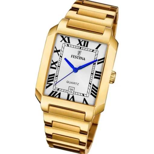 Festina Herrenuhr Edelstahl gold Festina Trend Armbanduhr UF20678/1