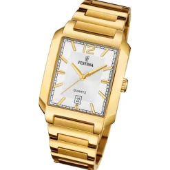 Festina Herrenuhr Edelstahl gold Festina Trend Armbanduhr UF20678/2