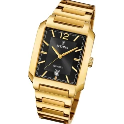 Festina Herrenuhr Edelstahl gold Festina Trend Armbanduhr UF20678/4