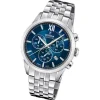 Festina Herrenuhr Edelstahl silber Festina Swiss made Armbanduhr UF20040/2