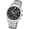 Festina Herrenuhr Edelstahl silber Festina Swiss made Armbanduhr UF20040/4