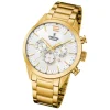Festina Herrenuhr Edelstahl gold Timeless Chronograph Armbanduhr UF20633/1
