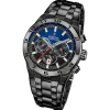Festina Herrenuhr Edelstahl schwarz Festina Chrono Bike Armbanduhr UF20673/1
