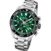 Festina Herrenuhr Edelstahl silber Festina Swiss made Armbanduhr UF20042/3
