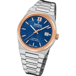Festina Herrenuhr Edelstahl silber Festina Swiss made Armbanduhr UF20030/2