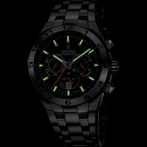 Festina Herrenuhr Edelstahl silber Festina Chrono Bike Armbanduhr UF20670/2