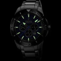 Festina Herrenuhr Edelstahl silber Festina Chrono Bike Armbanduhr UF20641/2