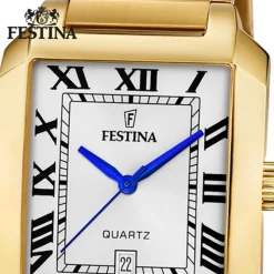 Festina Herrenuhr Edelstahl gold Festina Trend Armbanduhr UF20678/1