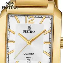 Festina Herrenuhr Edelstahl gold Festina Trend Armbanduhr UF20678/2