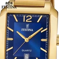 Festina Herrenuhr Edelstahl gold Festina Trend Armbanduhr UF20678/3