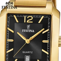 Festina Herrenuhr Edelstahl gold Festina Trend Armbanduhr UF20678/4
