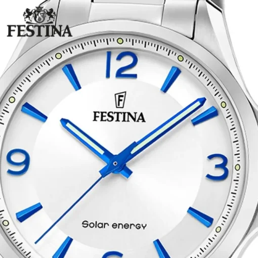 Festina Herrenuhr Edelstahl silber Festina Solar Energy Solaruhr UF20656/1