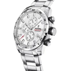 Festina Herrenuhr Edelstahl silber Festina Chronograph Armbanduhr UF20463/1